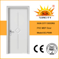 Puertas blancas del sitio del PVC MDF del color (SC-P089)